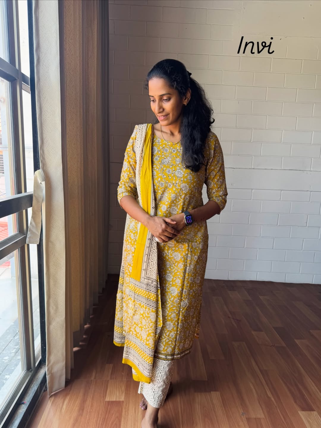 Golden Bloom Pure Cotton Salwar-PI : ICS00086