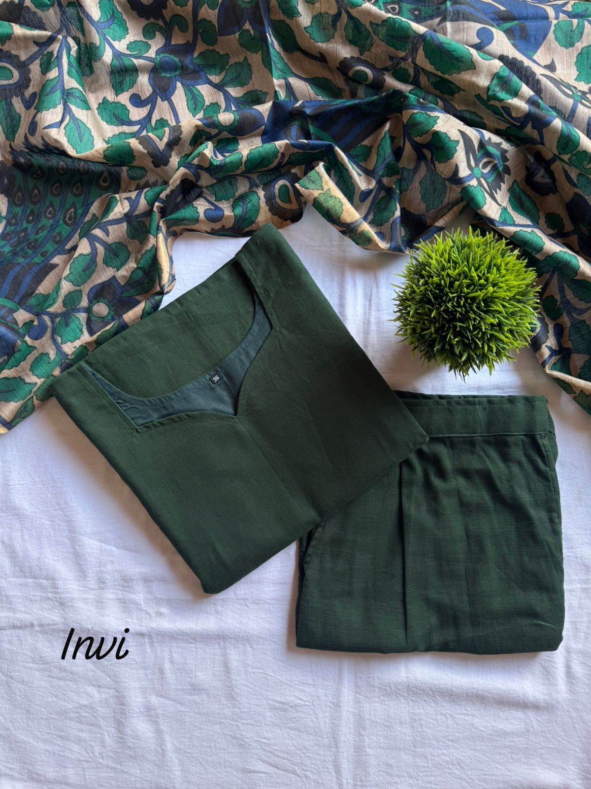 Peacock Charm Suit Set-PI : ICS00111