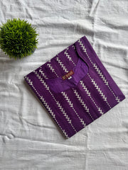 Royal Orchid Cotton Kurthi-PI : ICK00111