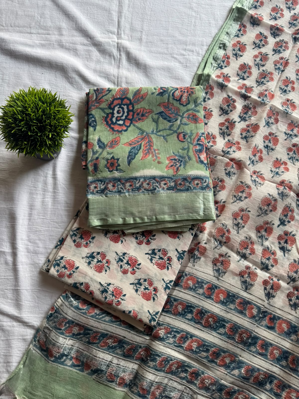 Jade Bloom Salwar Set-PI : ICS00121