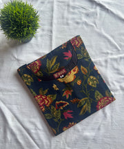 Botanical Navy Cotton Kurthi-PI : ICK00123
