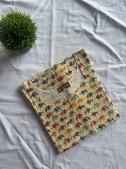 Safari Grace Cotton Kurthi-PI : ICK00125