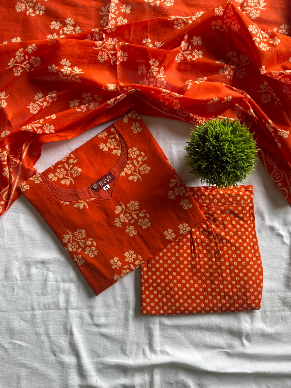 Vermilion Grace Salwar Set-PI : ICS00128