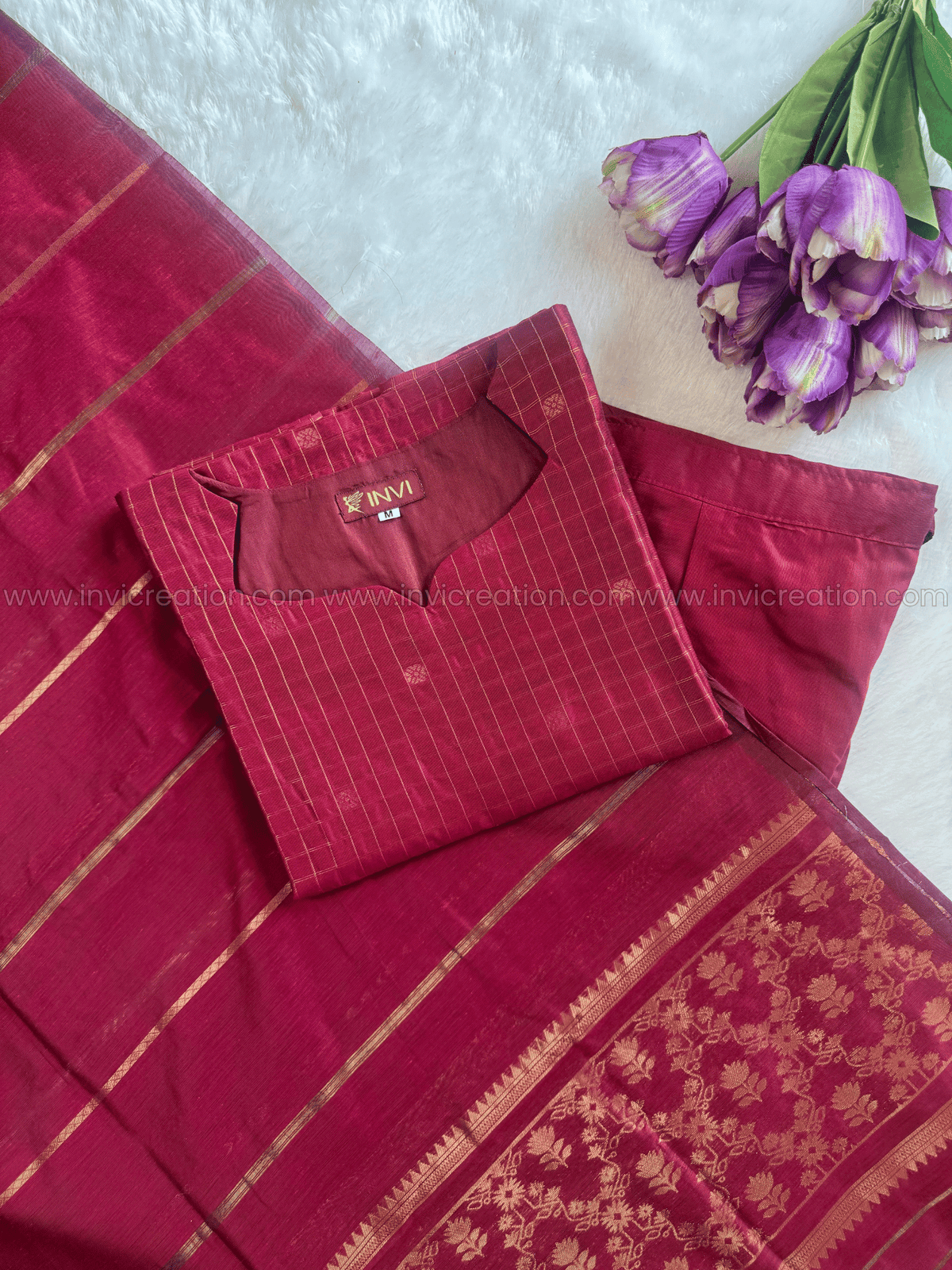 Premium Mayuri Magenta Grace Silk Salwar Set-PI : ICP00208*