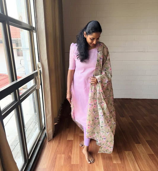 Spring Bloom Pink Salwar-PI : ICS00095