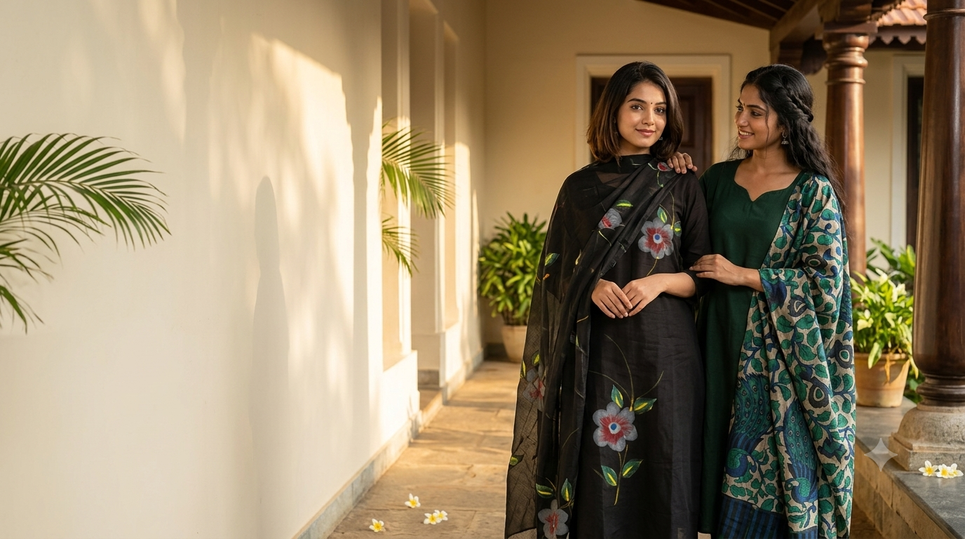 Pure Cotton Kurtis — Invi Creation