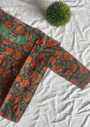 Garden Charm Printed Kurthi-PI : ICK00118