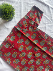 Majestic Elephant Cotton Kurthi-PI : ICK00127