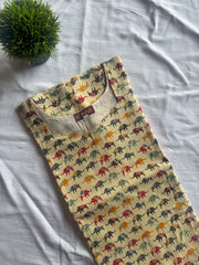 Safari Grace Cotton Kurthi-PI : ICK00125