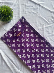 Lavender Bloom Cotton Kurthi-PI : ICK00128