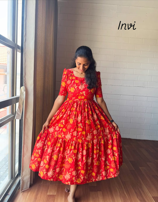 Autumn Bloom Red Maxi-PI : ICM00009
