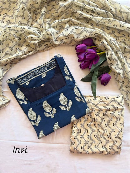 Indigo Paisley Comfort Set-PI : ICS00085
