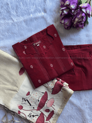 Premium Magenta Silk Printed Salwar Set-PI : ICP00189*