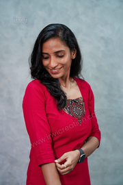 Elegant Maroon Cotton Ethnic Kurthi Set-PI : ICC00062