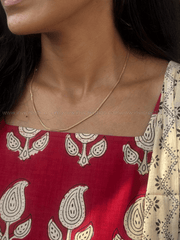 Maroon Paisley Print Cotton Salwar Set-PI : ICS00180