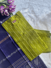 Premium Olive Green Raw Silk Salwar Set-PI : ICP00197*