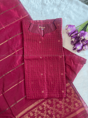 Premium Mayuri Magenta Grace Silk Salwar Set-PI : ICP00208*