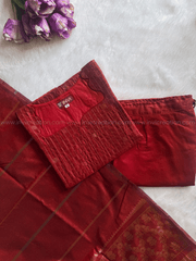 Premium Mayuri Ruby Glow Silk Salwar Set-PI : ICP00207*