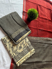 Midnight Elegance Cotton Salwar Suit Set-PI : ICS00159