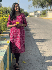 Rosewood Leaf Kurthi-PI : ICK00153*