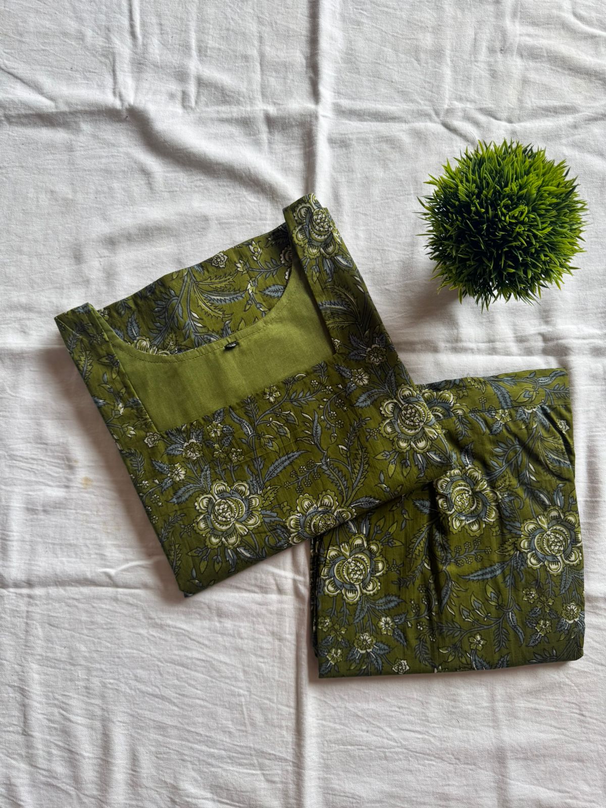 Olive Garden Co-ord Set-PI : ICC00043